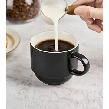 YHOSSEUN Stackable Coffee Mug Set – Chic and Functional