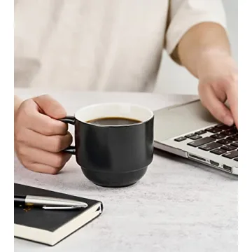 YHOSSEUN Stackable Coffee Mug Set – Chic and Functional