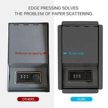 Real Paper Transfer Book Safe, Hollow with Secret Hidden Compartment, Combination Lock, 8.7"×6"×2" (Black Dictionary-Combination)