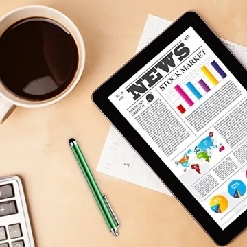 Universal 20-Pack Stylus Set for All Touch Screens - 10 Colors