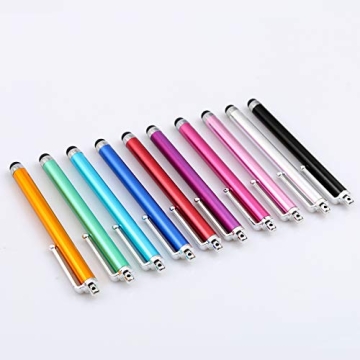 Universal 20-Pack Stylus Set for All Touch Screens - 10 Colors