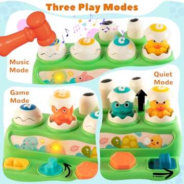 Pop Up Animal Toys for Early Learning and Fun