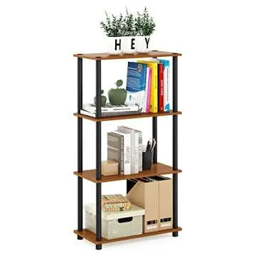 Furinno Turn-N-Tube 4-Tier Shelf Display Rack - Stylish Storage