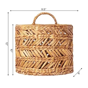 Artera Wicker Hanging Basket Eco-Friendly Plant Planter