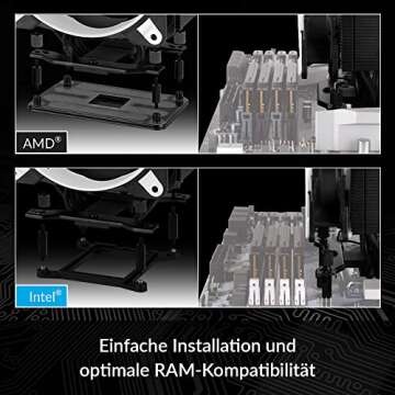 ARCTIC Freezer 34 Esports Duo - Tower CPU Cooler with BioniX P-Series case Fan in Push-Pull, 120 mm ...
