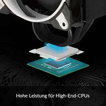 ARCTIC Freezer 34 Esports Duo - Tower CPU Cooler with BioniX P-Series case Fan in Push-Pull, 120 mm PWM Fan, for Intel and AMD, LGA1700 Compatible - White