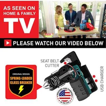 Ztylus Stinger Plus USB Emergency Escape Tool: Life-Saving Car Charger & Window Breaker