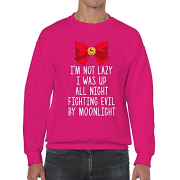 UGP Funny Anime Sweatshirt - I'm Not Lazy, I Was Fighting Evil