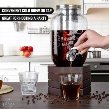 Zulay Kitchen 1 Gallon Cold Brew Coffee Maker for Home