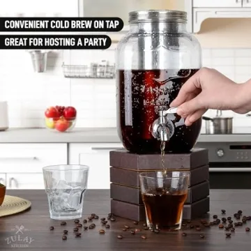 Zulay Kitchen 1 Gallon Cold Brew Coffee Maker for Home