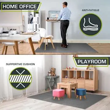 ProsourceFit Puzzle Exercise Mat for Home Gym & Kids