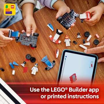 LEGO City F1 Race Car Building Toy for Kids 4+