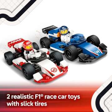 LEGO City F1 Race Car Building Toy for Kids 4+
