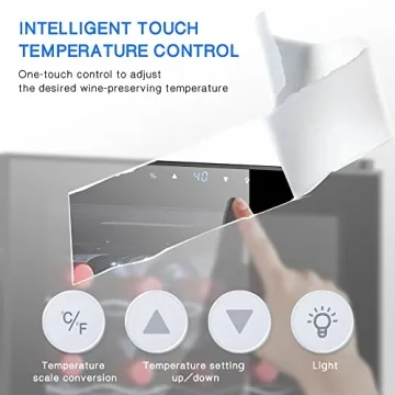 STAIGIS 24 Bottle Wine Cooler with Digital Control