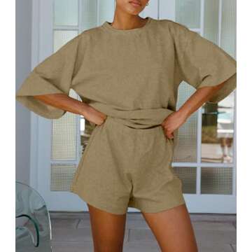 Tankaneo Women's Pajama Set - Cozy Loungewear for Ladies