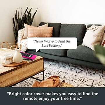 ONEBOM Fire Stick Remote Cover - Vibrant & Protective 2 Pack