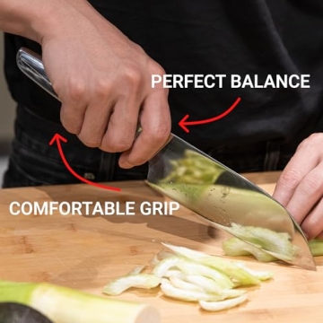HAST 6-Inch Santoku Knife - Ultra-Sharp and Ergonomic