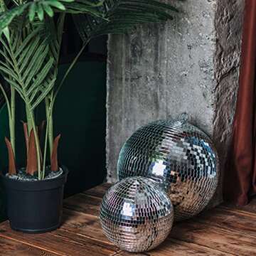 PP OPOUNT 1500 PCS Self-Adhesive Mosaic Tiles, 10 x 10 mm Square Glass Mirrors Mosaic Tiles Mirror Mosaic Stickers for Craft, DIY Indoor Decoration, Disco Balls Tiles