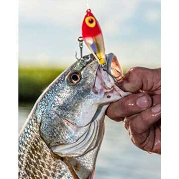 BOMBER Lures Badonk-A-Donk High Pitch Saltwater Grade, (4-Inch) - Silver Mullet, (BSWDTH4341)