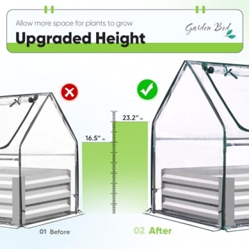 Versatile Quictent Raised Garden Bed & Greenhouse Kit