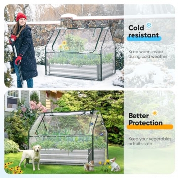 Versatile Quictent Raised Garden Bed & Greenhouse Kit
