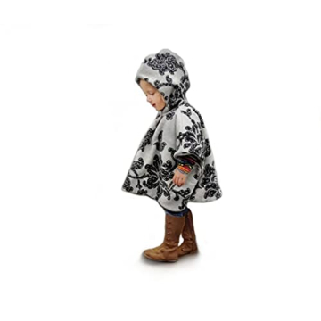 Kids Reversible Car Seat Poncho for Boys & Girls 3-5 Years