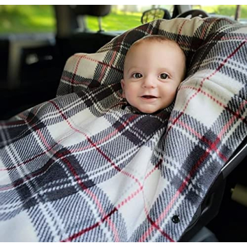 Kids Reversible Car Seat Poncho for Boys & Girls 3-5 Years