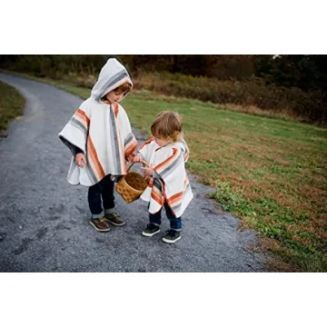 Kids Reversible Car Seat Poncho for Boys & Girls 3-5 Years