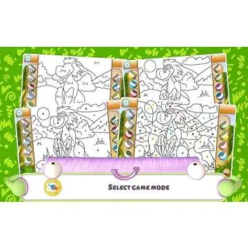 Paint by Numbers Dinosaurs - Fun Learning Adventure