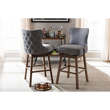 Baxton Studio Gradisca Stylish Upholstered Barstools