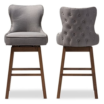 Baxton Studio Gradisca Stylish Upholstered Barstools