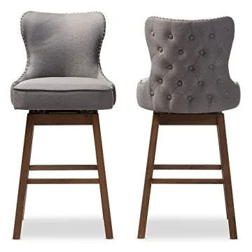 Baxton Studio Gradisca Stylish Upholstered Barstools
