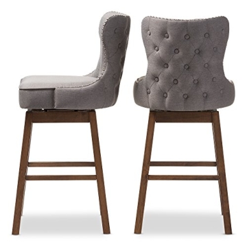 Baxton Studio Gradisca Stylish Upholstered Barstools