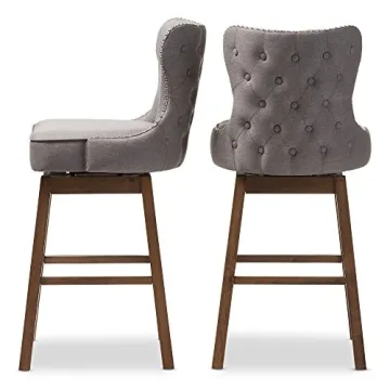 Baxton Studio Gradisca Stylish Upholstered Barstools