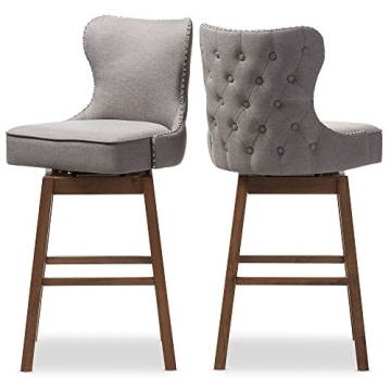 Baxton Studio Gradisca Stylish Upholstered Barstools