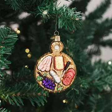 Old World Charcuterie Board Ornament for Holidays