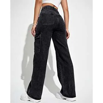 Flvsun Women's High Waisted Cargo Pants | Y2K Style