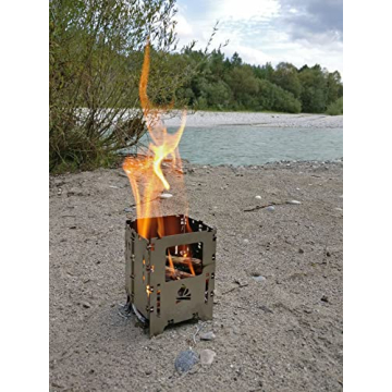 Bushbox LF Titanium Outdoor Stove for Camping and Hikes