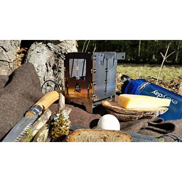 Bushbox LF Titanium Outdoor Stove for Camping and Hikes
