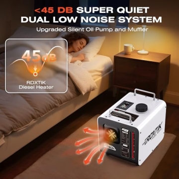 RDXTIK 8L Diesel Heater for Camping and Home Use