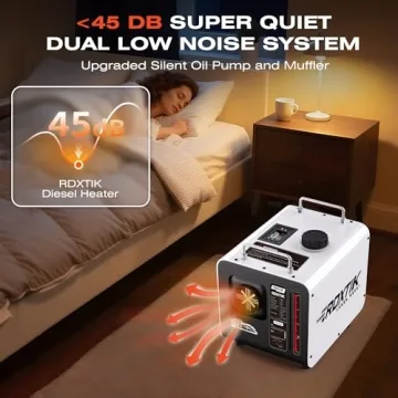 RDXTIK 8L Diesel Heater for Camping and Home Use