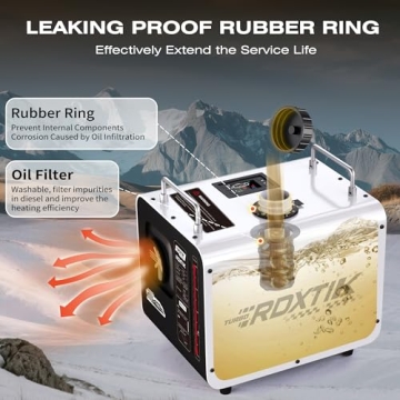 RDXTIK 8L Diesel Heater for Camping and Home Use