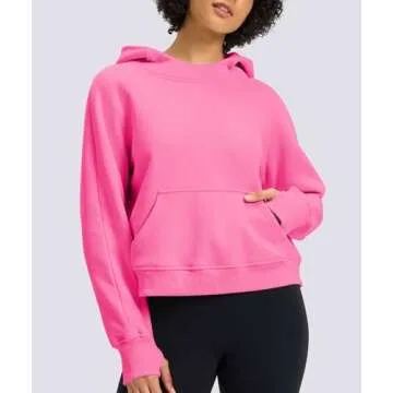 Cozy Casly Lamiit Women's Cropped Hoodie Sweatshirt
