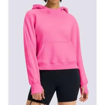 Cozy Casly Lamiit Women's Cropped Hoodie Sweatshirt