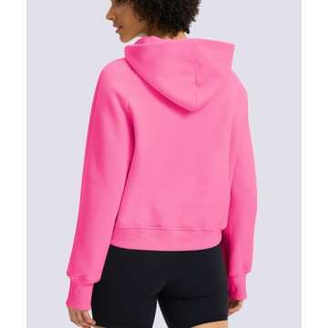 Cozy Casly Lamiit Women's Cropped Hoodie Sweatshirt