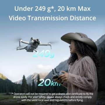 DJI Mini 4 Pro (DJI RC-N2), Drones with Camera for Adults 4K, Under 0.549 lbs/249 g, 34 Mins Flight ...