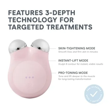 NuFACE Mini+ Microcurrent Facial Device for Radiant Skin