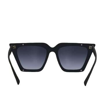 TOPFOXX Square Oversized Sunglasses for Women