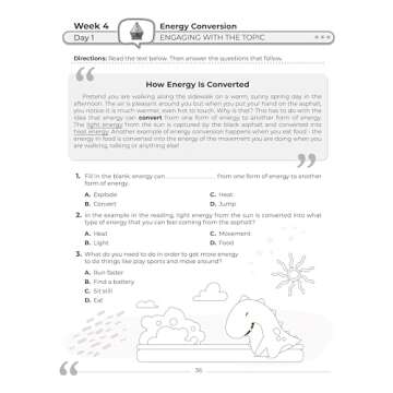 4th Grade Science: Daily Practice Workbook | 20 Weeks of Fun Activities (Physical, Life, Earth and Space Science, Engineering | Video Explanations Included | 200+ Pages Workbook)