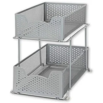 Sliding Cabinet Basket Organizer for Easy Home Organization